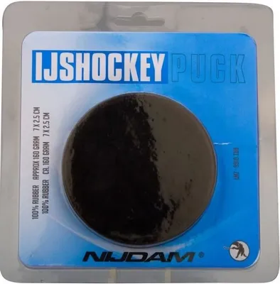 Image de Nijdam 8716404258573, noir, caoutchouc, hockey sur glace, CE, 7,5 cm, 25 mm
