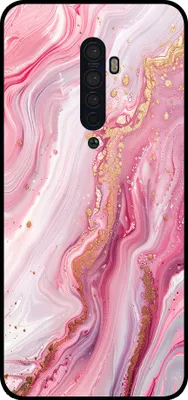 Produktbild von Smartphonica Telefon Fall geeignet für Oppo Reno2 mit Marmor-Druck - TPU zurück Abdeckung Fall Marmor-Design - Pink