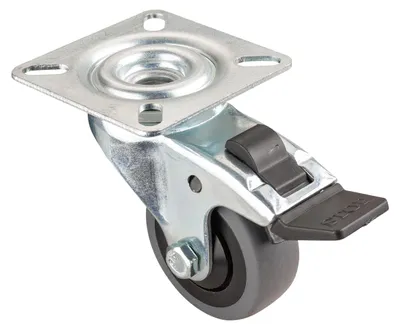 Produktbild von BS Rollen Apparaterolle A85.051 Lenkrolle mit Feststeller 50mm Kugellager