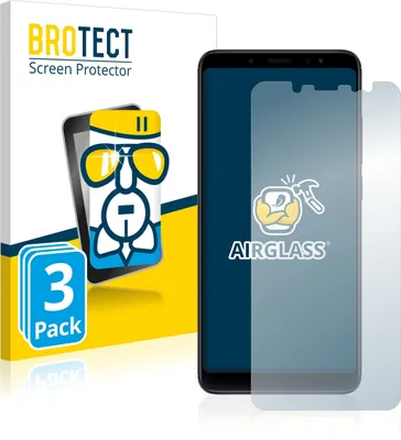 Produktbild von 3x BROTECT Schutzglas für Xiaomi Redmi Note 5 / 6 Schutzfolie Panzer Folie Glas Display Schutz klar