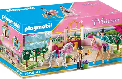 Immagine prodotto di PLAYMOBIL Princess 70450 Lezioni di equitazione nella stalla