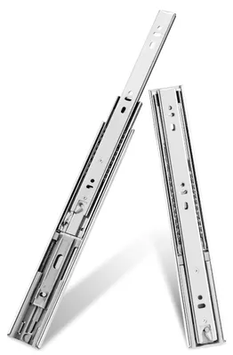 Image de EINFEBEN 20X glissières de tiroirs à extension totale 400 mm tiroirs sur roulements à billes capacité de charge 35 Kg