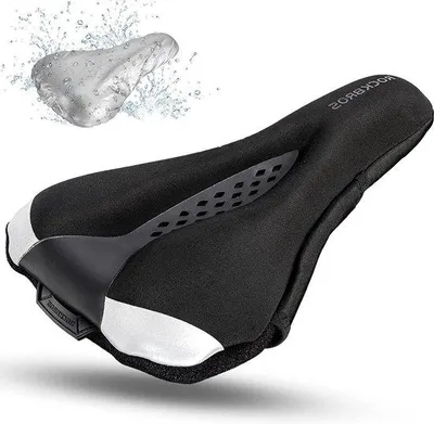 Produktbild von Famanu Sattelbezug Gel mit Regenabdeckung - Für Rennräder und Mountainbikes