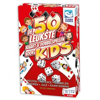 Immagine prodotto di Giochi di clown per bambini 50 giochi di carte e dadi