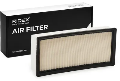 Produktbild von RIDEX 8A0386 Luftfilter für FORD TRANSIT MK-5 Bus (E) Rechteckig