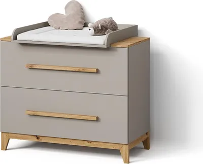 Immagine prodotto di Fasciatoio Livinity Mailo Cashmere/Artigianale con 2 cassetti, Model 59776