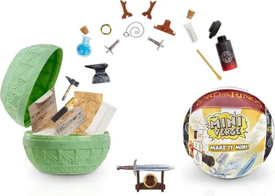Zdjęcie produktu dla Miniverse Make it Mini Lord of the Rings, 8 lat(a), Wielobarwny, Plastik, Żywica