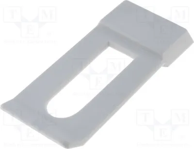 Obrázok produktu pre 1x Držiak na skrinku FI-17 GY, farba: sivá. Rozmery: 60,5 x 28,5 x 5,5 mm. ( ako rukoväte na skrinku.)