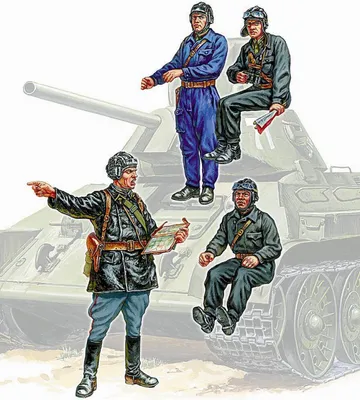 Zdjęcie produktu dla Załoga radzieckiego czołgu Zvezda 1:35
