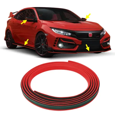 Produktbild von C-Klebeprofil für Auto, Universal, Rot, 11 mm x 1,5 m