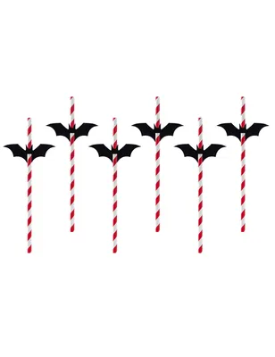 Produktbild von PartyDeco SLH2, Schwarz, Rot, Weiß, 240 mm, 6 Stück(e), 115 mm, 260 mm