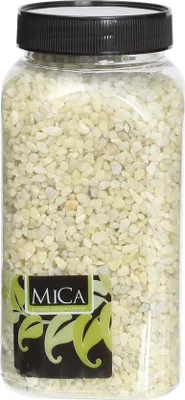 Produktbild von Mica Decorations Dekoration Granulat hellgelb 650 ml 1 kg