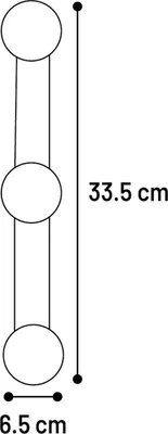 Immagine prodotto di Giocattolo per cani Flamingo Lipa: bastone con 3 palline arancioni
