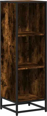 Immagine prodotto di vidaXL Libreria in rovere fumé 33,5x33x107,5 cm Materiale in legno
