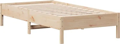 Obrázek produktu pro Postel bez matrace 75 x 190 cm masivní borovice
