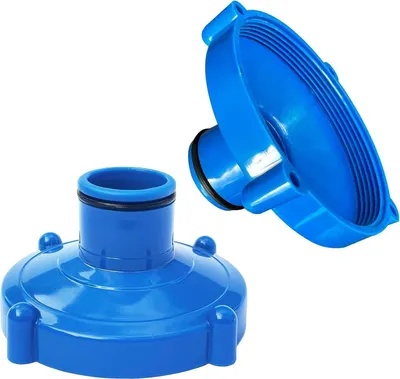 Produktbild von Zbssny Pool Skimmer Adapter, 80mm auf 32mm Durchmesser, 2 Stück, Blau
