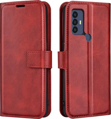 Produktbild von TCL 30E / 30 SE / 305 Hülle - Coverup Deluxe Klapphülle - Rot