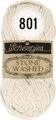 Produktbild von Scheepjes Stone Washed 50g (801) Moon Stone