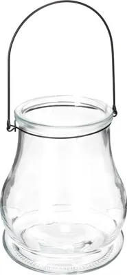 Produktbild von Romantisches Glas Windlicht für stimmungsvolle Garten- und Terrassendekoration