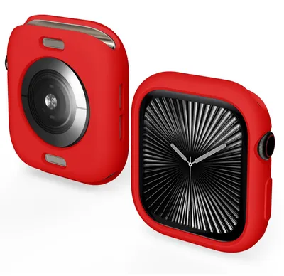 Obrázok produktu pre Pre Apple Watch Series 11 / 10 42 mm Candy Design Smart Watch TPU puzdro Červená