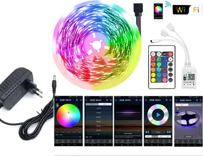 Obrázok produktu pre INF Inteligentné LED pásiky 15M s WiFi ovládačom a aplikáciou