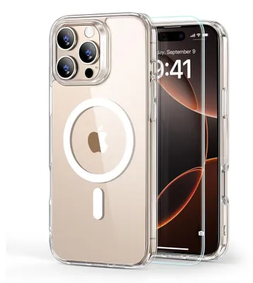 Produktbild von Esr Classic Hybrid Halolock Magsafe & gehärtetes Glas Iphone 16 Pro Max Klar