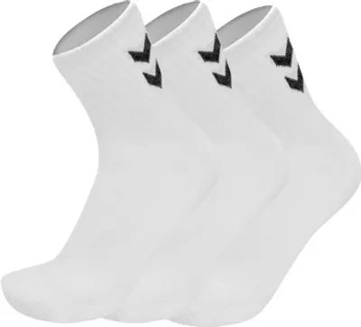 Produktbild von HUMMEL Basic 3-pack ponožky White White 36-40