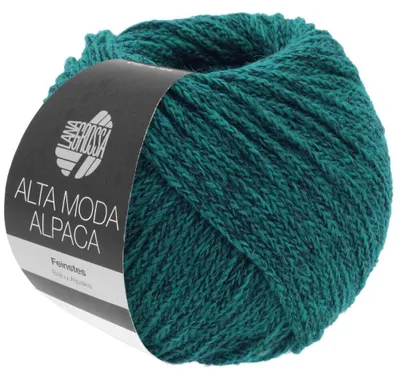 Produktbild von Lana Grossa - Alta Moda Alpaca 0008 petrol meliert