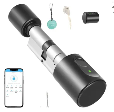 Immagine prodotto di Serratura elettronica, accesso tramite impronta digitale, controllo Bluetooth, A