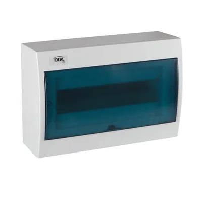 Obrázek produktu pro Modulární rozvaděč 1x12 IP30 N+PE průhledné dvířka KDB-S12T Kanlux 23612