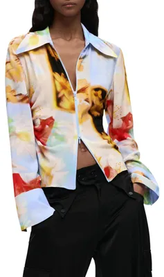 Productafbeelding van Desigual langarmshirt voor dames, geel, maat S