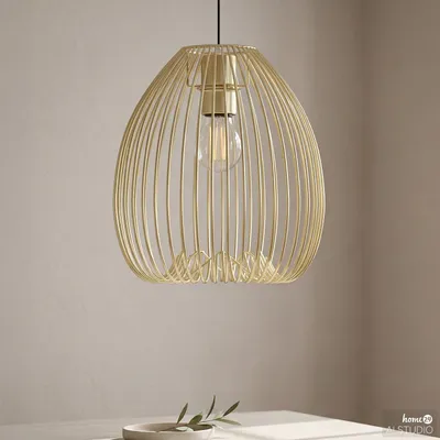 Produktbild von home24 Pendelleuchte - 1-flammig - Eisen