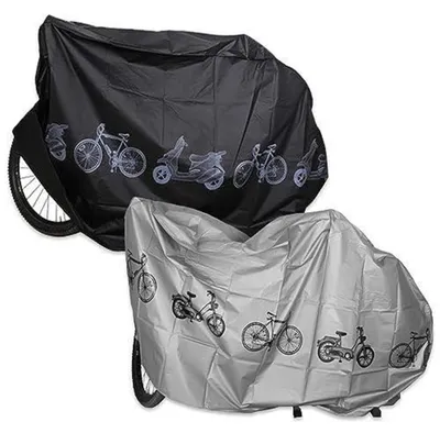 Productafbeelding van 2 stuks fietsoverkapping, beschermhoes, waterdicht, UV-bescherming, 200x110 cm