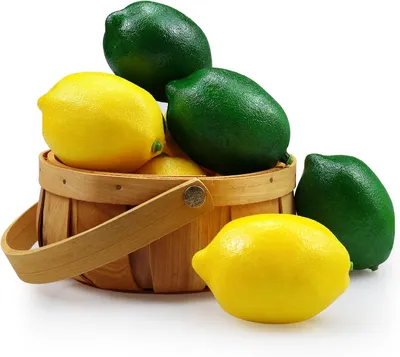 Productafbeelding van Kunstfruit - Set van 12 - Groen en Geel