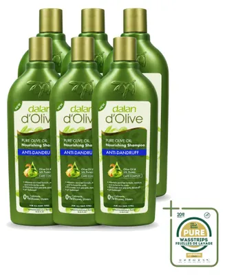 Zdjęcie produktu dla 6 x Szampon przeciwłupieżowy Dalan d'Olive - Nawilżający - 400 ml - Opakowanie zbiorcze - 6 sztuk