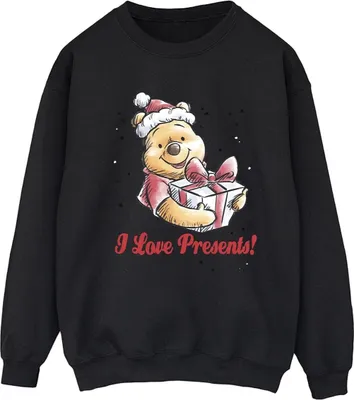 Produktbild von Disney - "Presents" Sweatshirt für Damen BI42974 (L) (Schwarz)