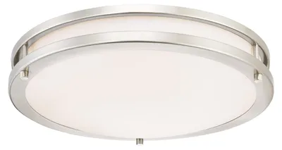 Obrázek produktu pro Westinghouse Lauderdale, 1 žárovek, LED, 3000 K, 1610 lm, Broušená ocel, Nikl