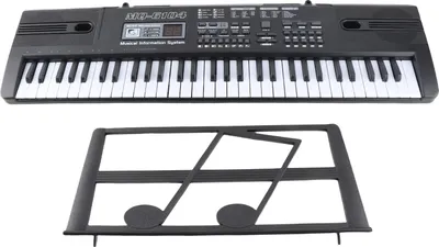 Produktbild von Elektronisches Keyboard, 61 Tasten, Eingebaute Klänge und Rhythmen, schwarz
