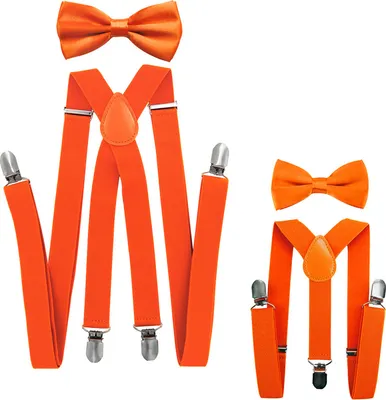 Immagine prodotto di axy padre-figlio look partner bretelle e papillon set per uomini-donne-bambini servizio fotografico famiglia outfit