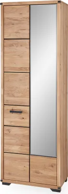 Produktbild von Garderobenschrank HARPER ILEBO BHT 68x204x41 cm braun Flurschrank