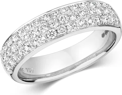 Produktbild von 18 Karat (750) Weißgold Diamant Damenring Brillant-Schliff 0.75 Karat HI - SI, 53 (16.9); TRS2343RSM