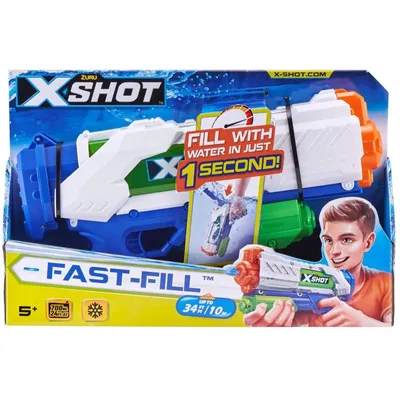 Produktbild von X-Shot Fast Fill, Wasserpistole, Blau, Grün, Orange, Weiß, 5 Jahr(e), 1 Stück(e)