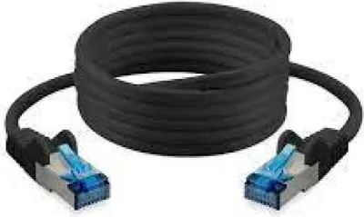 Produktbild von Patchkabel cat6A S/FTP PIMF schwarz 1m