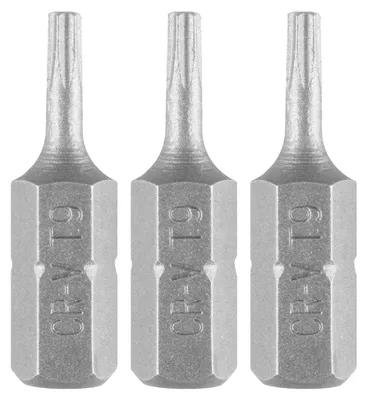 Productafbeelding van Torx-bits T9, 25 mm, 3 stuks.