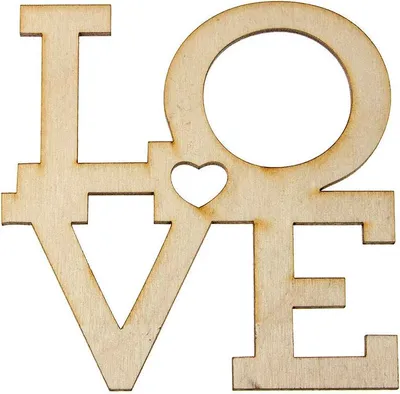 Image de Décor en bois Inscription LOVE