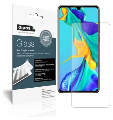 Produktbild von 2x Schutzfolie für Huawei P30 matt - Anti-Shock 9H Folie Glass Kunststoffglas