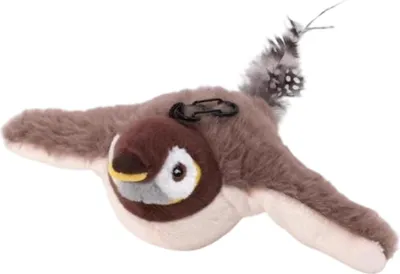 Produktbild von Vogelspielzeug für Katzen, interaktives Katzenspielzeug, fliegender Vogel für Katzen, bewegliches Vogelspielzeug für Katzen, fliegendes Vogelspielzeug
