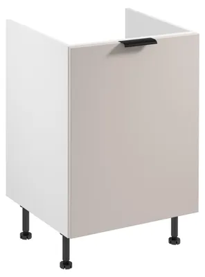 Obrázek produktu pro Dřezová skříňka SALERNO - šířka 60 cm, bílá / béžová + koše na odpad