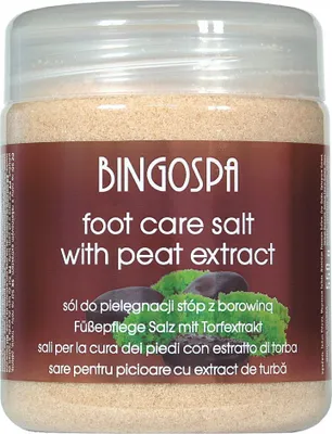 Image de BINGOSPA Sels de bain chauffants pour les pieds à la tourbe, 550 g