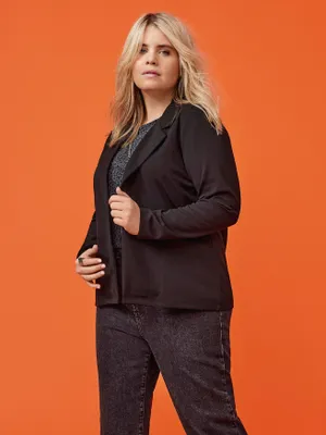 Produktbild von Business Blazer Übergröße Cardigan Plus Size Basic Strickjacke CARSANIA | 46-48